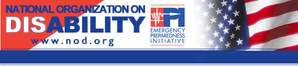 National Organization On Disability - Emergency Preparedness Initiative (EPI) announces Special Needs Assessment for Katrina Evacuation (S.N.A.K.E.) September 5, 2005